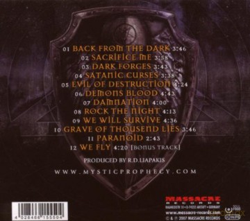 Mystic Prophecy: Satanic Curses [2CD]