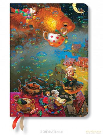 Kalendarz książkowy midi 2019 12M Imagination [KALENDARZ]