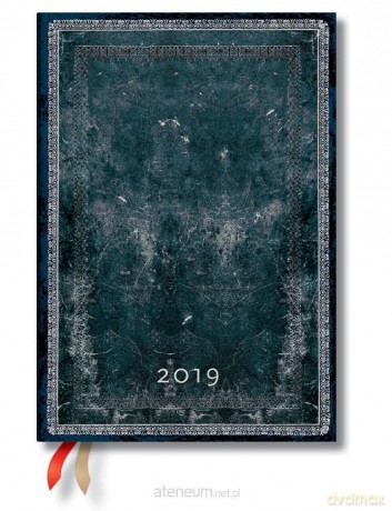 Kalendarz książkowy midi 2019 12M Midnight Steel [KALENDARZ]