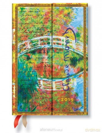 Kalendarz książkowy midi 2019 12M Monet Bridge [KALENDARZ]