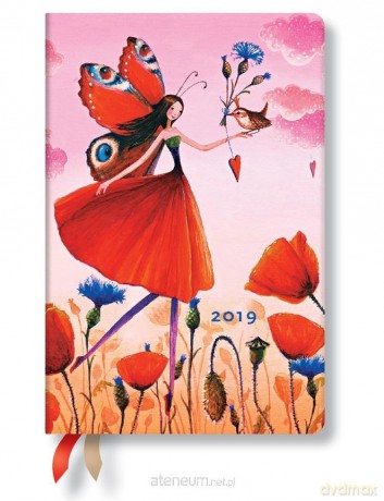 Kalendarz książkowy midi 2019 12M Poppy Field [KALENDARZ]