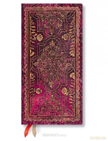 Kalendarz książkowy slim 2019 12M Amaranth [KALENDARZ]