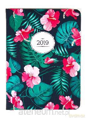 Kalendarz tygodniowy B6 2019 Hibiskus [KALENDARZ]