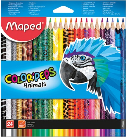 Kredki Colorpeps Animal 24 kolory
