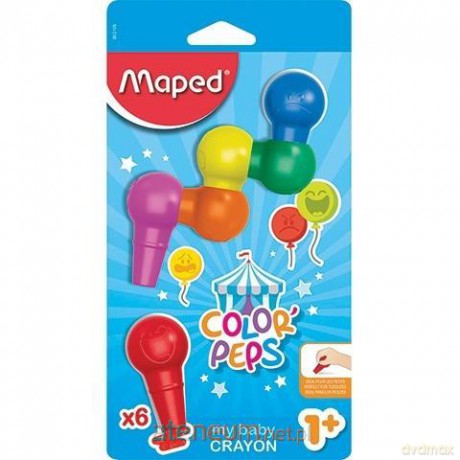 Kredki Colorpeps Baby 6 kolorów