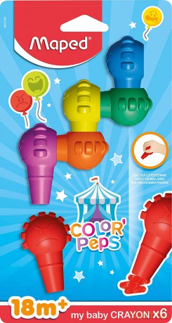 Kredki Colorpeps Baby 6 kolorów