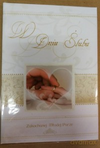 Książeczka brokat A5 Ślub 011 [KSIĄŻKA]