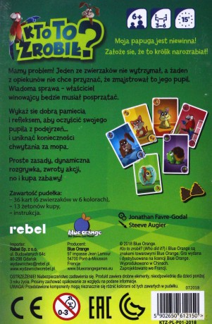 Kto to zrobił? [GRA PLANSZOWA]