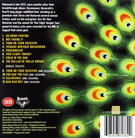 Nazareth: Loud N Proud (digipack) [CD]