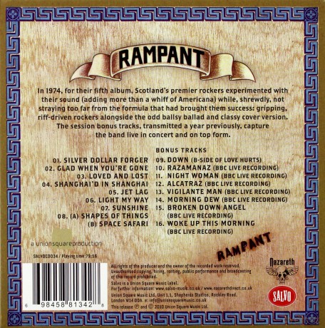 Nazareth: Rampant [CD]