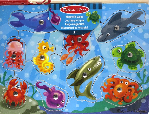 Magnetyczne puzzle Łowienie rybek