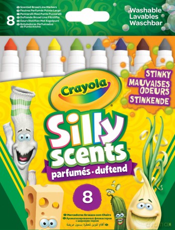 Markery Silly Scents 8 kolorów