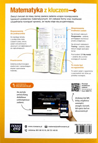 Matematyka Szkoła podstawowa 8 Matematyka z kluczem ćwiczenie [KSIĄŻKA]