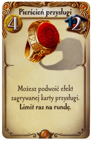 Alchemicy: Pierścień Przysługi karta dodatkowa [GRA]