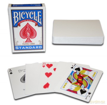 Bicycle: Gaff Face/Blank z zadrukowanym awersem [KARTY]
