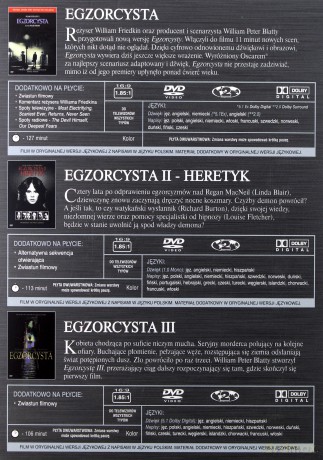 Egzorcysta Kolekcja [BOX] [3DVD]