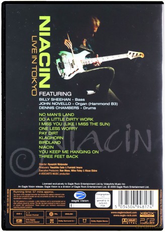 Niacin: Live In Tokyo [DVD]