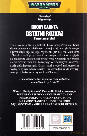 Duchy Gaunta tom IX - Ostatni Rozkaz [KSIĄŻKA]