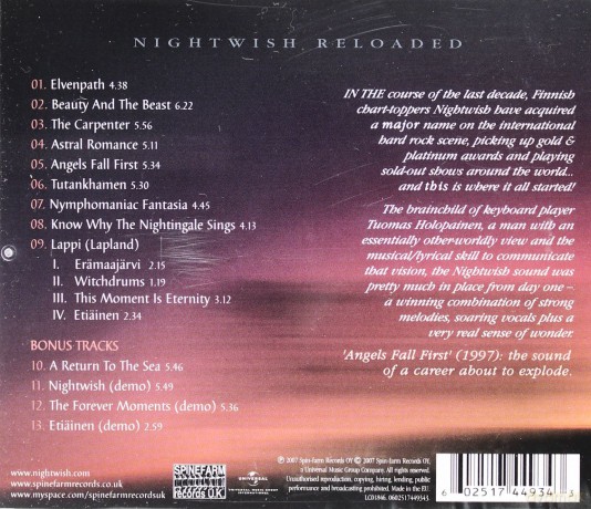 Nightwish: Angels Fall First [CD]