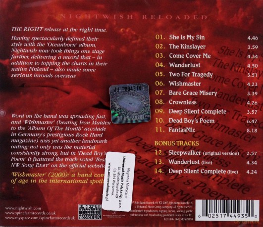 Nightwish: Wishmaster [CD]