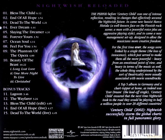 Nightwish: Century Child [CD]