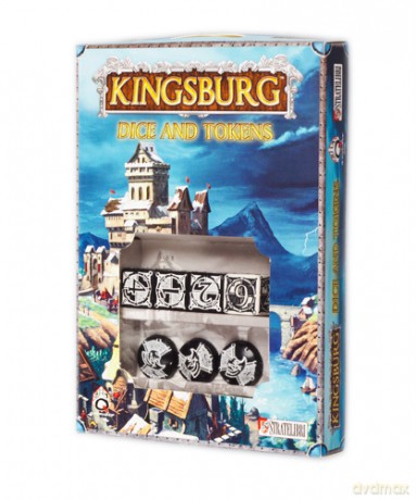 Kingsburg: Dice and Tokens - czarny [GRA]
