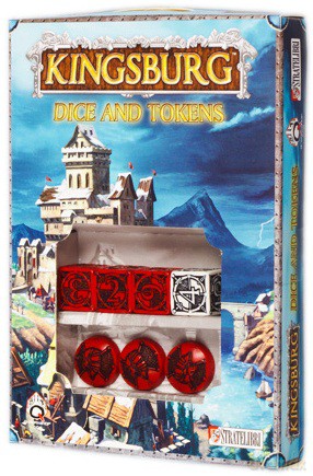 Kingsburg: Dice and Tokens - czerwony [GRA]