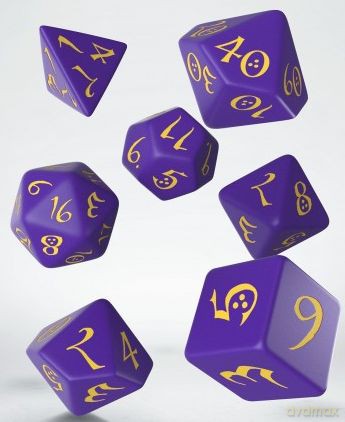 Komplet klasyczny - Fioletowo-żółty [GRA]