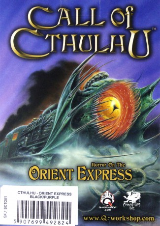Komplet Kości "Zew Cthulhu" Horror w Orient Express - Czarno-fioletowy [GRA]