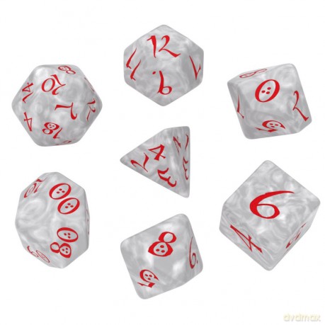 Komplet Kości Classic RPG Dice Set - Perłowo-czerwony [GRA]