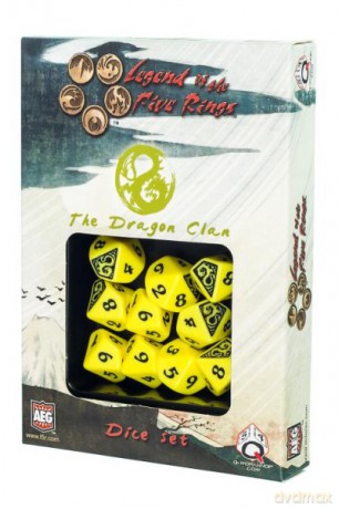 Komplet kości Legenda 5 Kręgów: The Dragon Clan Klan Smoka [GRA]