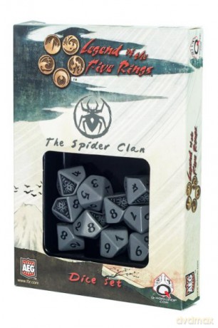 Komplet kości Legenda 5 Kręgów: The Spider Clan Klan Pająka [GRA]