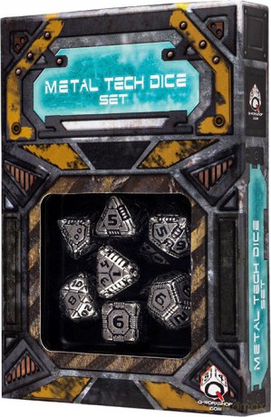 Komplet Kości metalowy - Tech Dice [GRA]