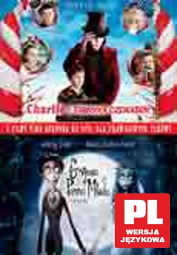 Gnijąca panna młoda Tima Burtona + Charlie i fabryka czekolady [3DVD]