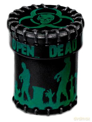 Kubek skórzany Zombie czarno-zielony [GRA]