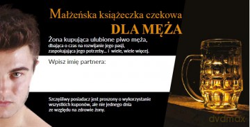 Małżeńska Książeczka Czekowa - Dla Męża [GRA]