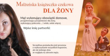 Małżeńska Książeczka Czekowa - Dla Żony [GRA]