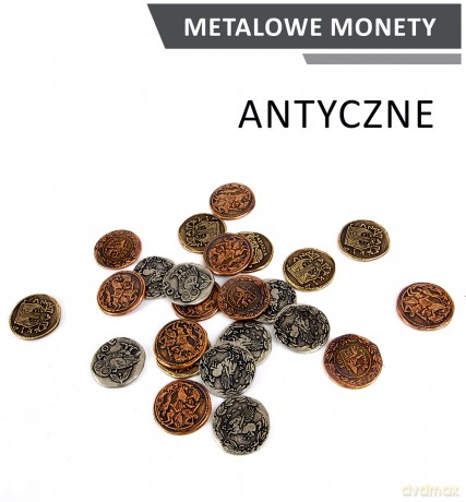 Metalowe Monety - Antyczne zestaw 24 monet [GRA]