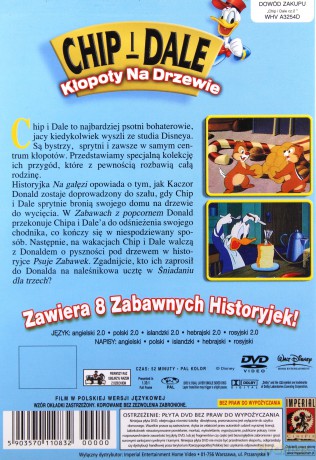 Chip i Dale: Kłopoty na drzewie (Disney) [DVD]