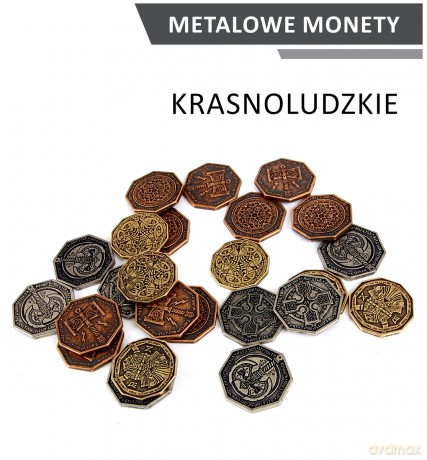 Metalowe Monety - Krasnoludzkie zestaw 24 monet [GRA]
