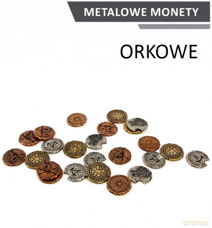 Metalowe Monety - Orkowe zestaw 24 monet [GRA]