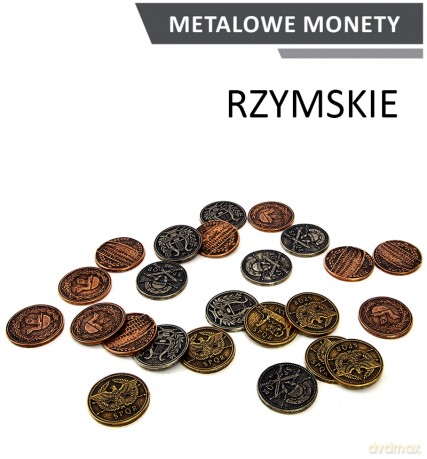 Metalowe Monety - Rzymskie zestaw 24 monet [GRA]