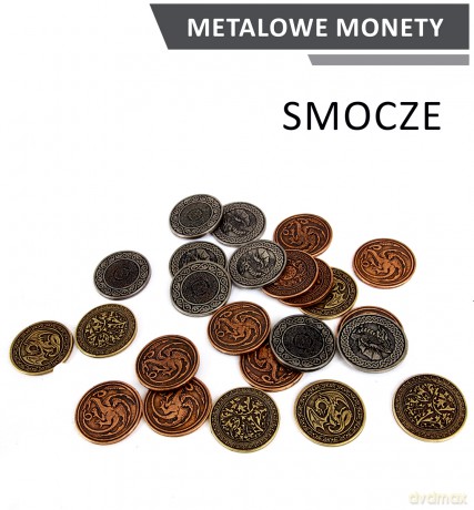 Metalowe Monety - Smocze zestaw 24 monet [GRA]