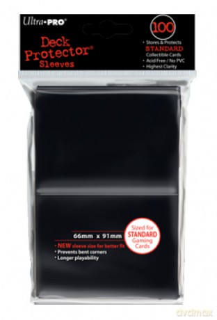 ULTRA-PRO Deck Protector - Black Czarne 100 [GRA]