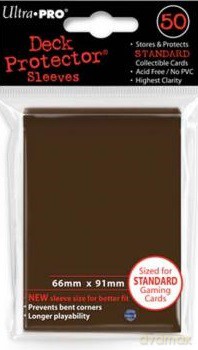 ULTRA-PRO Deck Protector - Solid Brown Brązowe 50 [GRA]