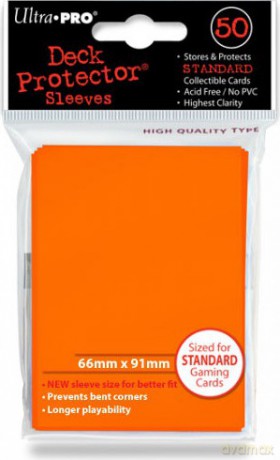 ULTRA-PRO Deck Protector - Solid Orange Pomarańczowe 50 [GRA]