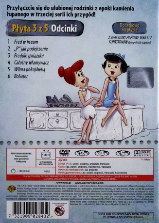 Flintstonowie sezon 3 cz.3 [DVD]