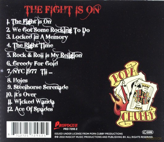 Popa Chubby: The Fight Is On [CD]