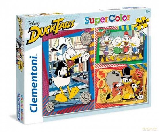 CLEMENTONI 3x48 el. Super Kolor Kacze Opowieści [PUZZLE]
