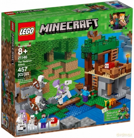 LEGO Minecraft Atak szkieletów (21146) [KLOCKI]